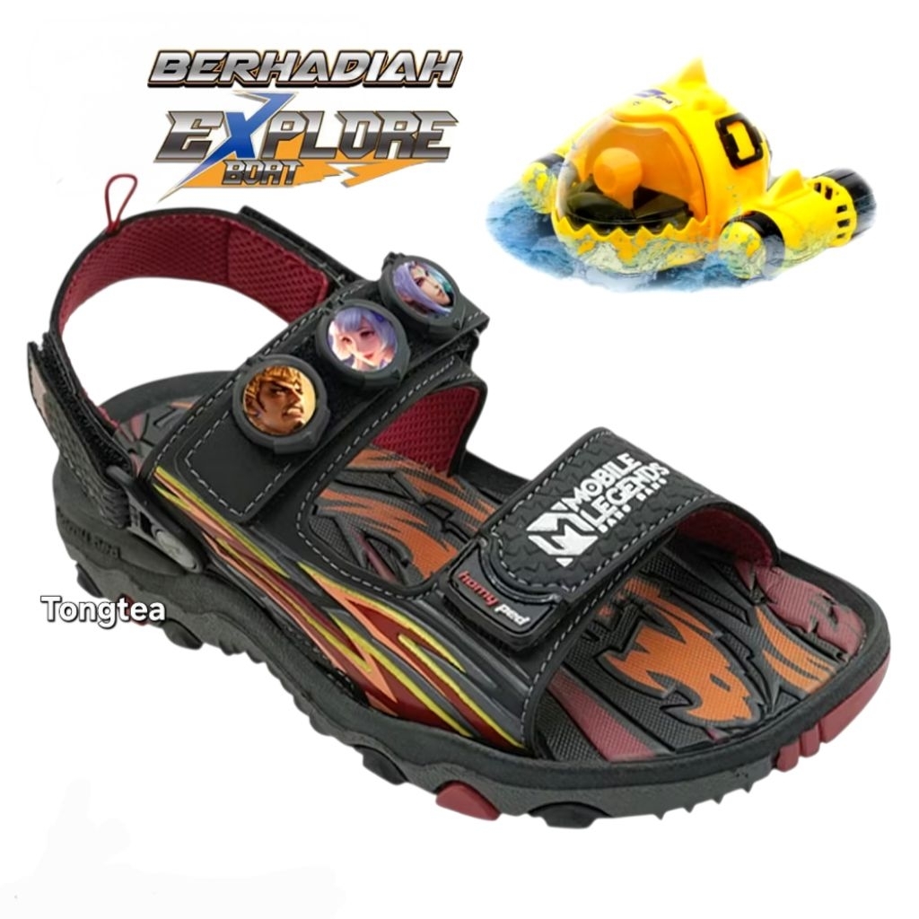 SANDAL GUNUNG ANAK HOMYPED BERHADIAH MOBIL REMOT EXPLORE BOAT / SANDAL GUNUNG HOMYPED HAWAI 02