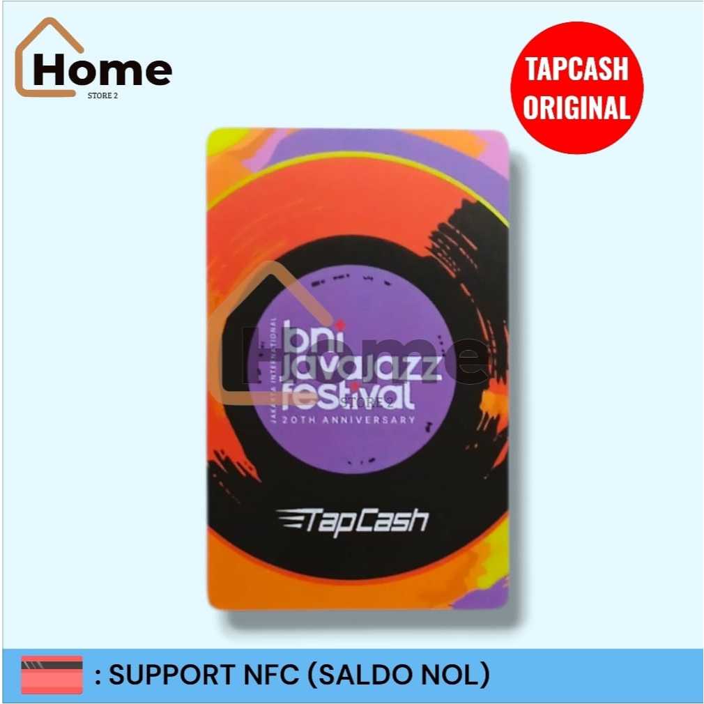 KARTU ETOLL TAPCASH BNI ORIGINAL SUPPORT NFC - JAVA JAZZ FESTIVAL