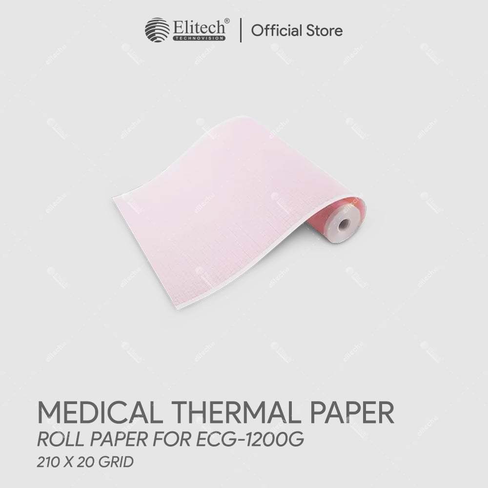 ELITECH Medical Thermal Paper / ECG Paper Roll MTP-RG210 (For ECG-1200G)