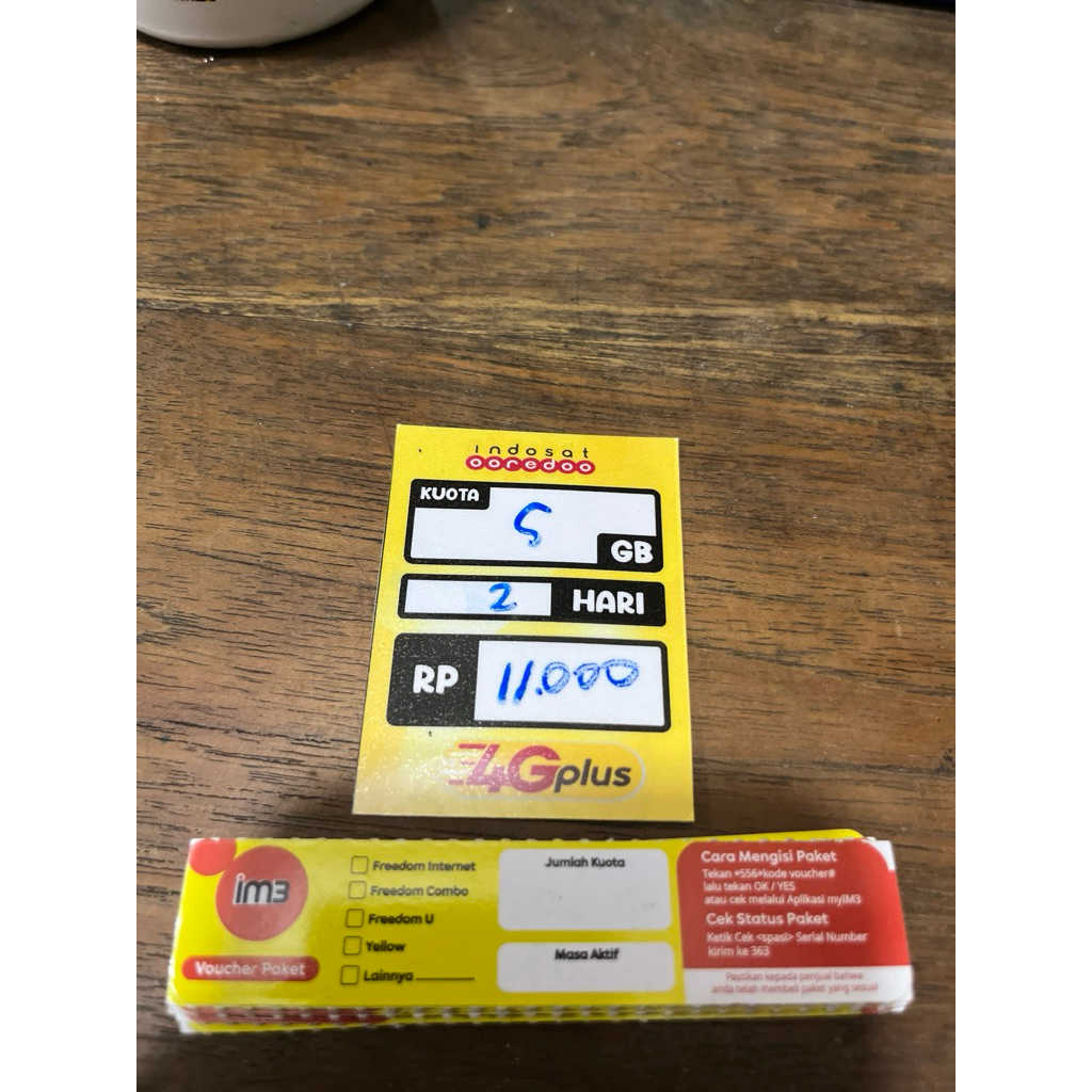 voucer m3 5gb 2hari indosat
