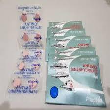ANTIMO Tablet Anti Mabuk Perjalanan Dimenhydrinate 10 Strip Dewasa Anak