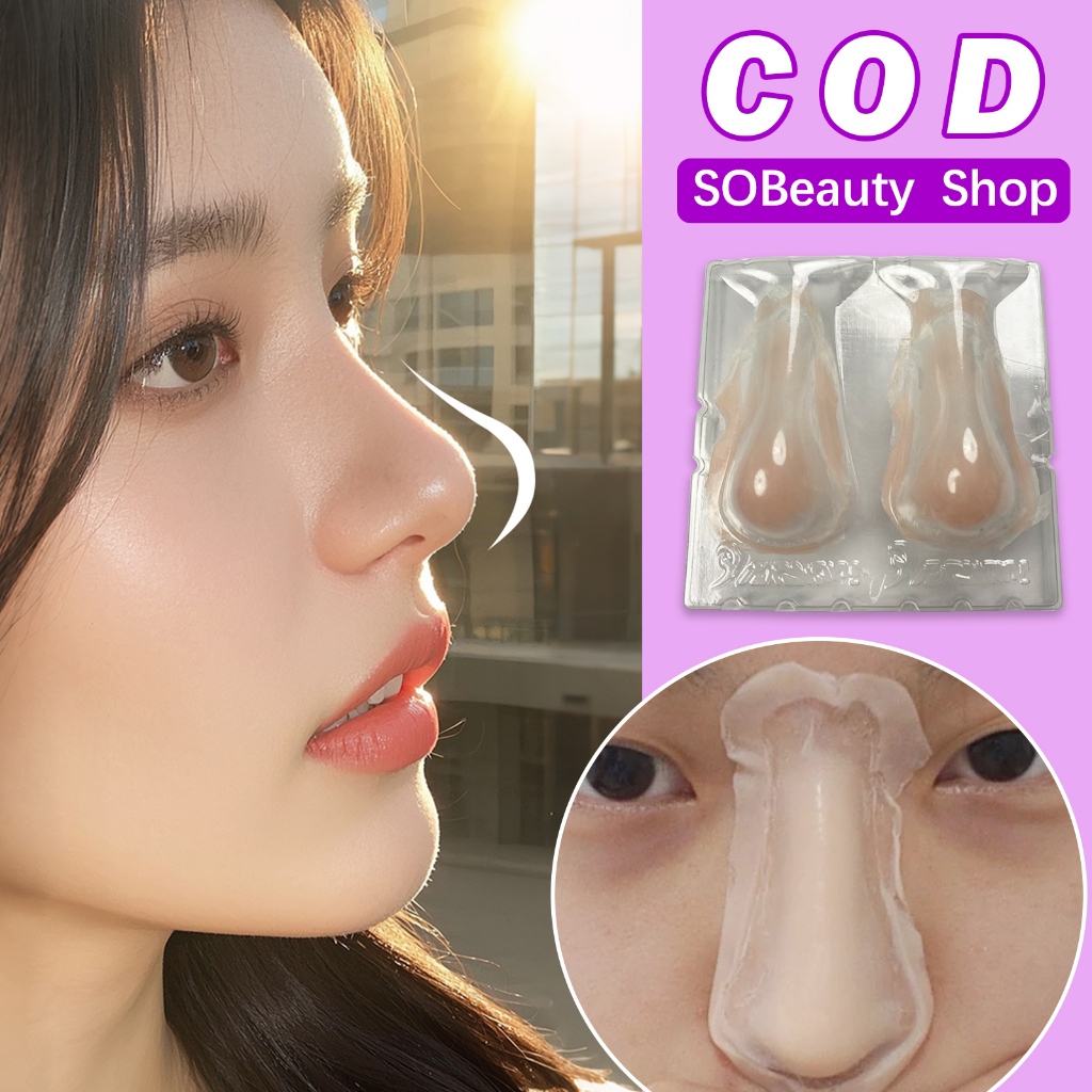 Cosplay Anime Hidung Palsu Silikon Tempel Alat Pemancung Hidung Mancung Instan Nose Up 3D SFX Makeup