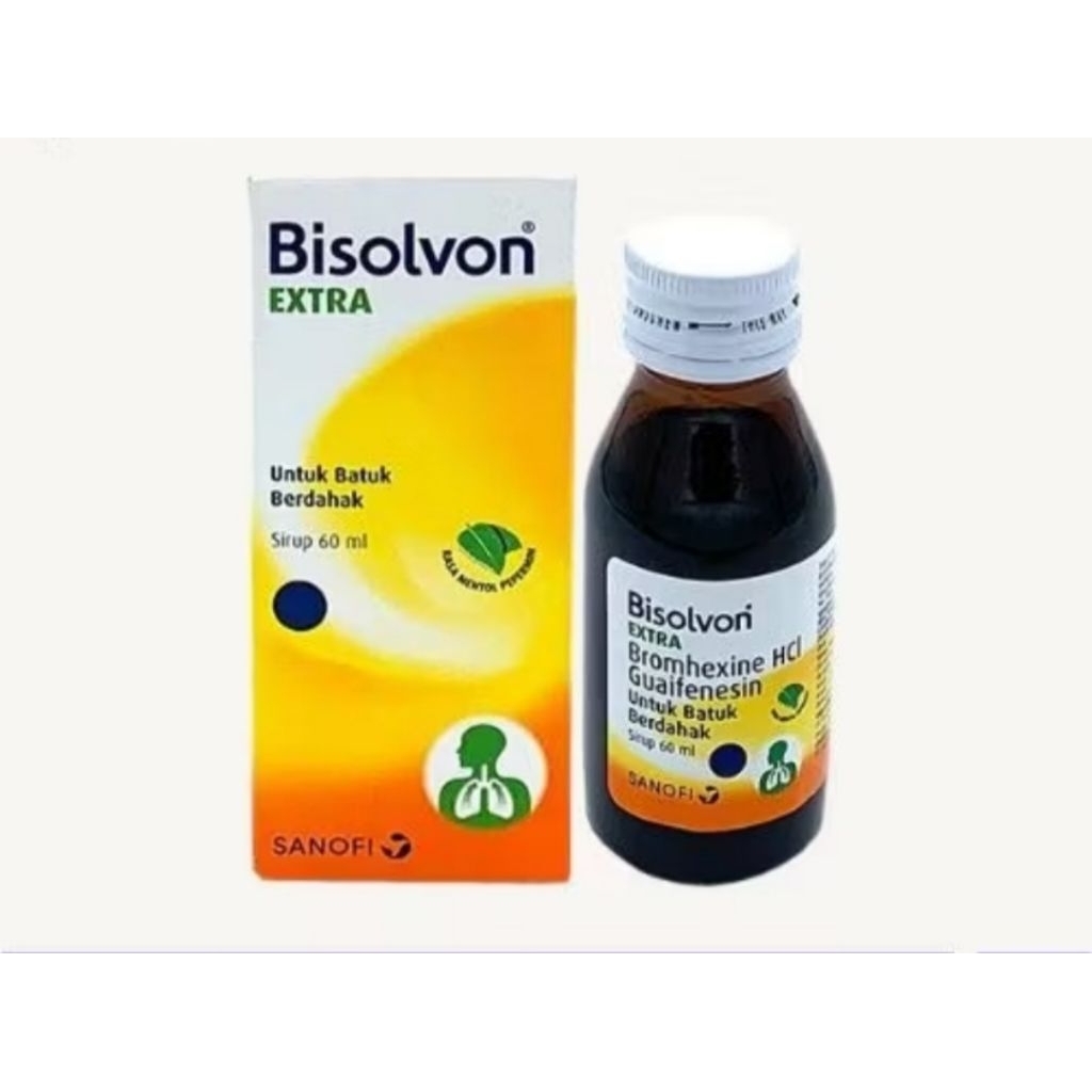 BISOLVON EXTRA sirup 60ml/BISOLVON KIDS, untuk batuk berdahak