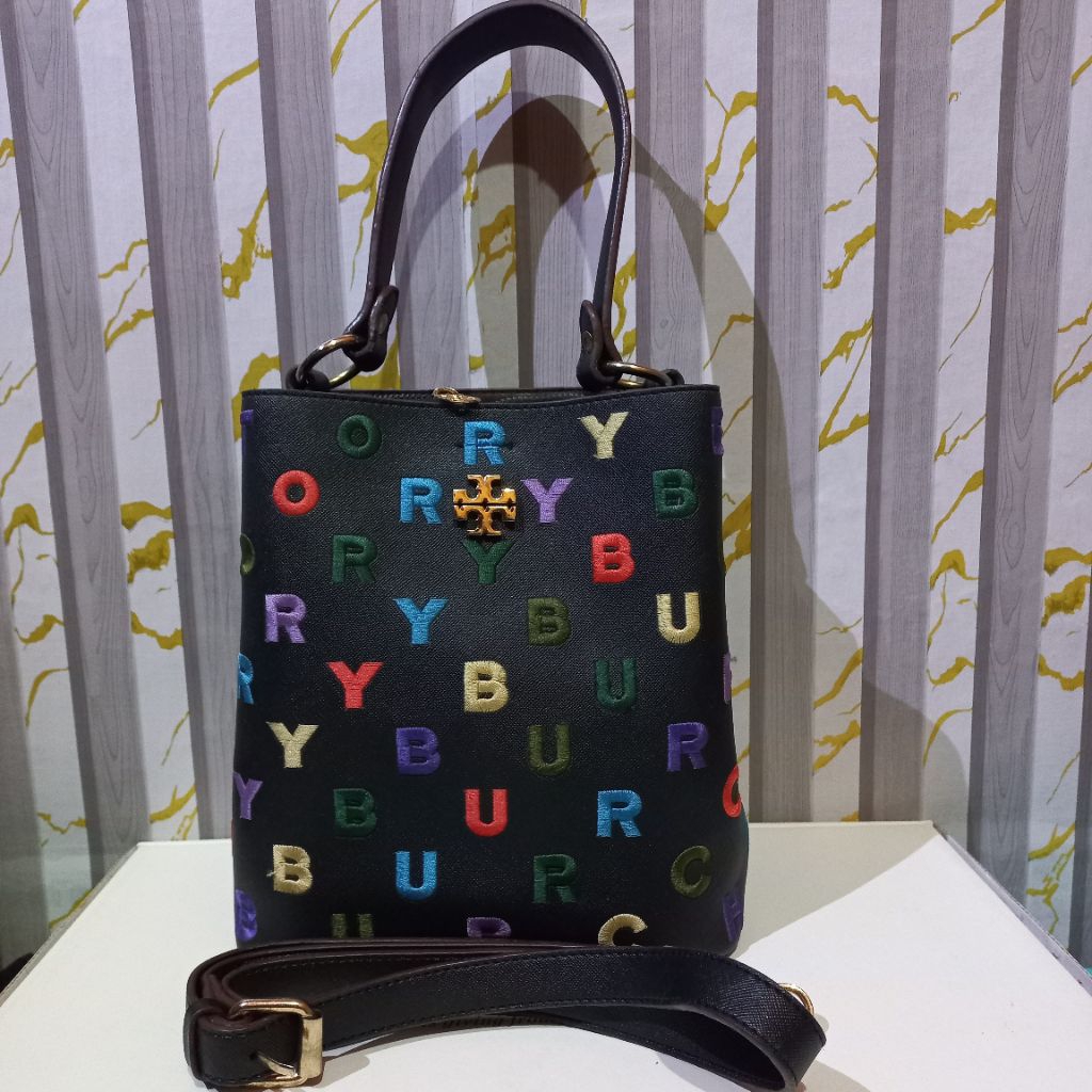 Tas Wanita Handbag/Slingbag Bucket TB Alphabet Bordir