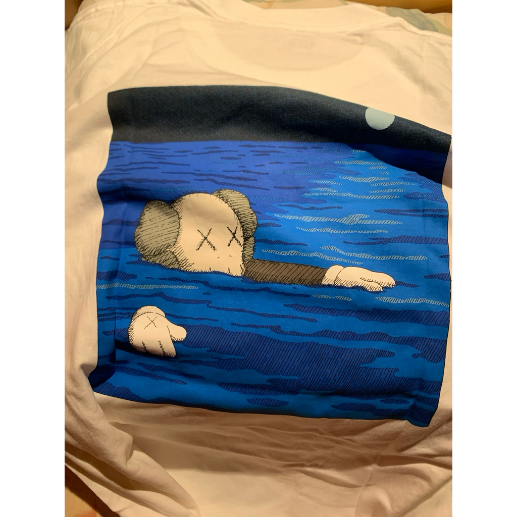 Uniqlo UT Kaws Collection Companion Swim SS23 Spring Summer 23 T Shirt White Kaos Putih