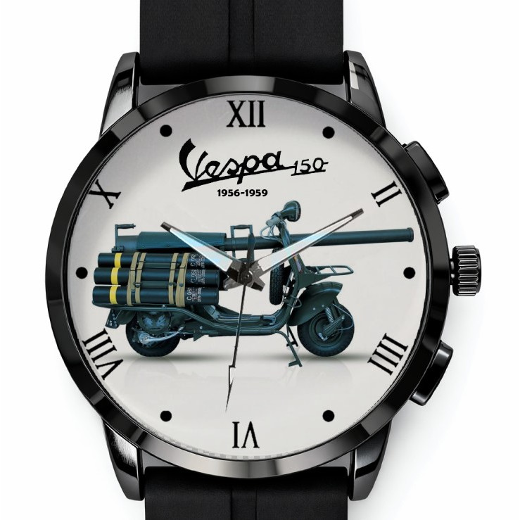 jam Tangan Custom Vespa tap 1956 - 1959 Vintage Old Classic