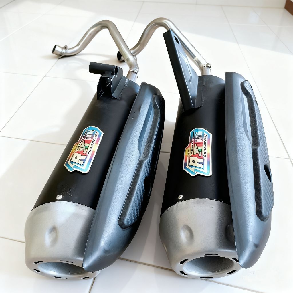 Knalpot RJM Standar Racing Beat FI Pop Street Deluxe Karbu Scoopy Vario 110 125 Mio J M3 Sporty Smil
