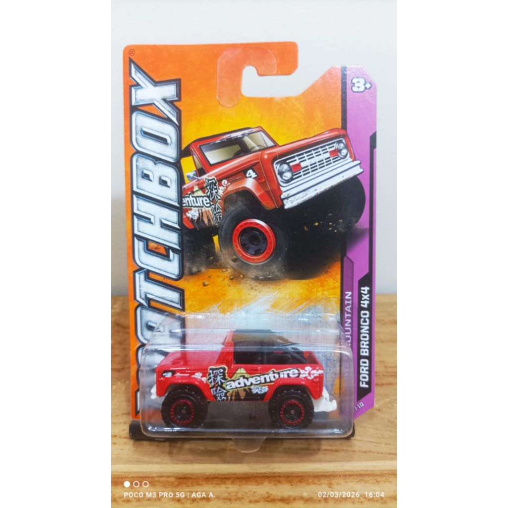 Matchbox 2011 MBX Mountain Ford Bronco 4x4