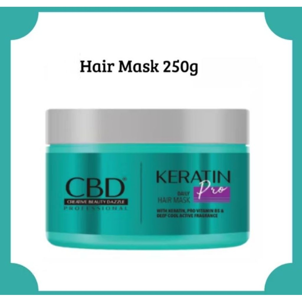 Masker Rambut CBD Keratin 250 gr