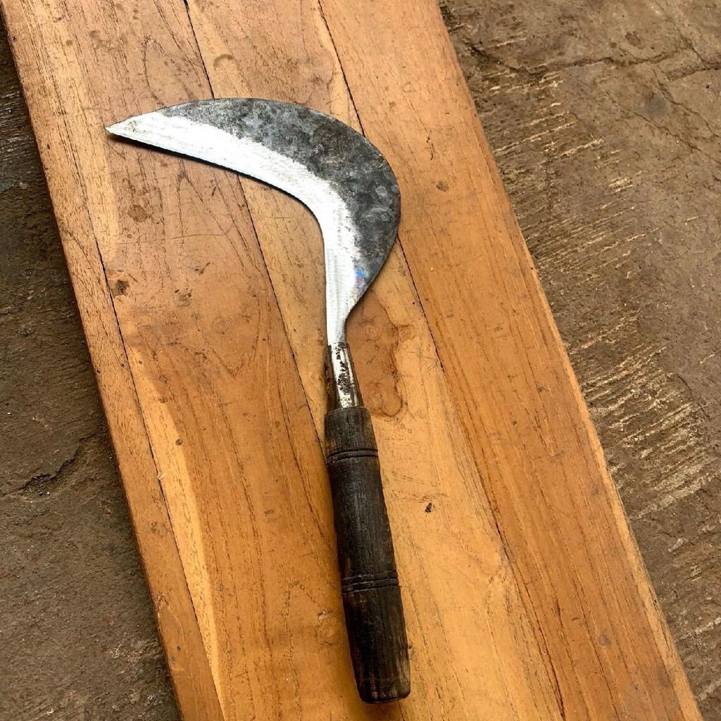 arit bahan baja asli berkebun dan bertani model garut