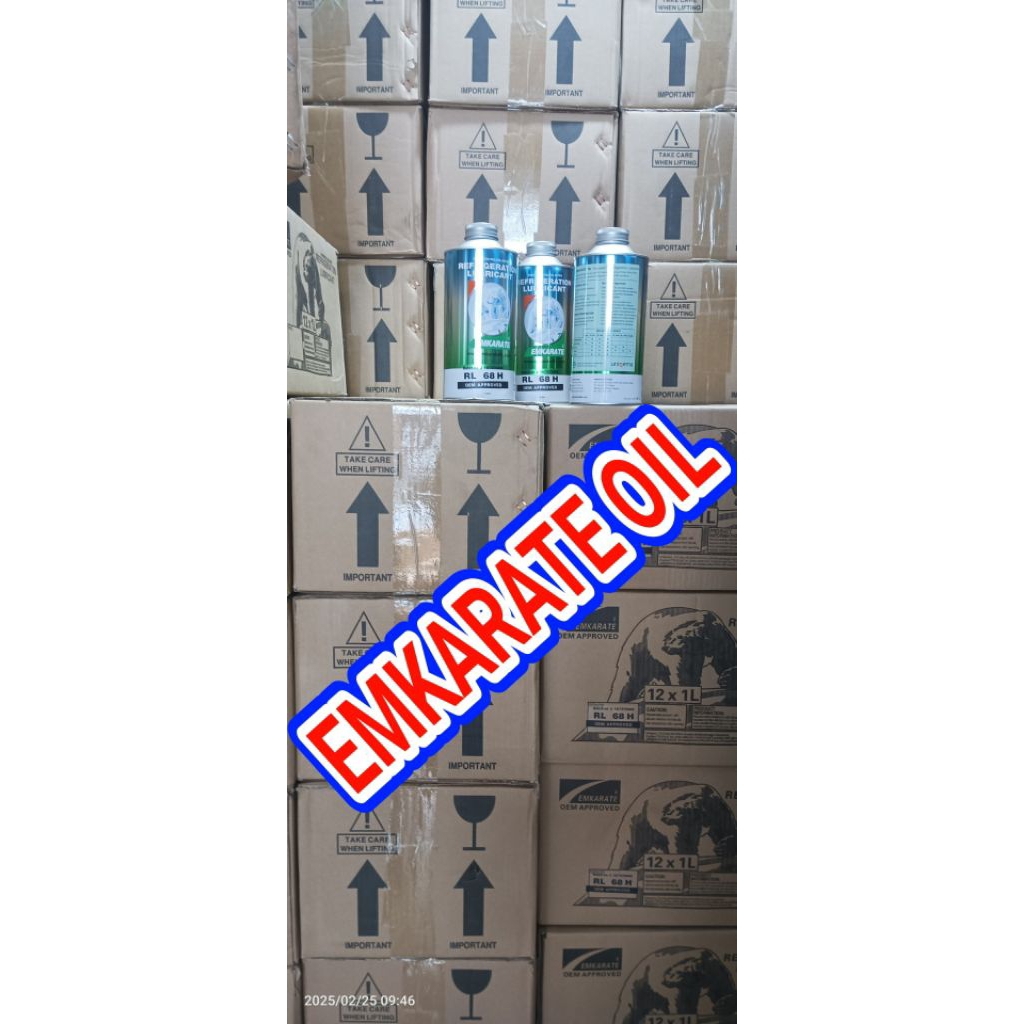 Oli Emkarate oli beruang oli kompresor compresor AC mobil R134