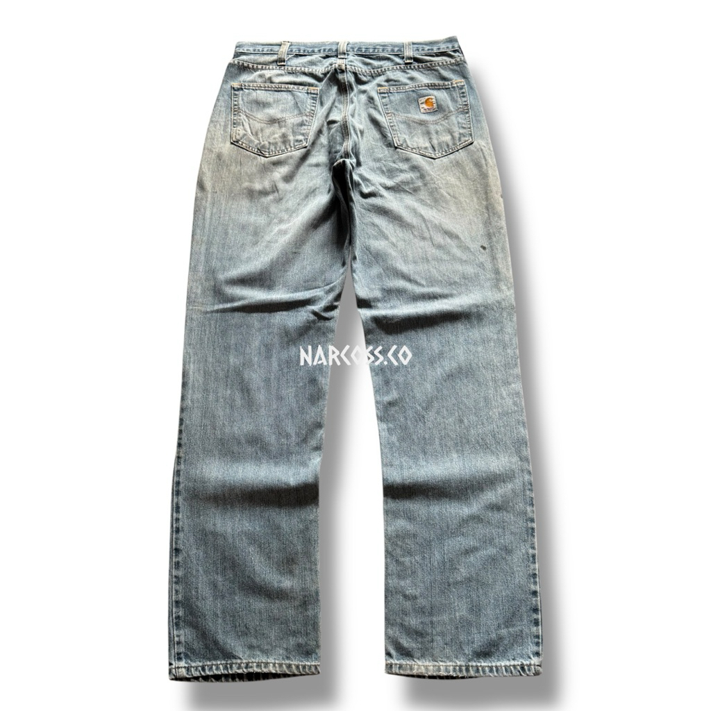 Carhartt Jeans Pants Relaxed Fit Made in Nicaragua  kode - K344 size 35-36 (36x34)