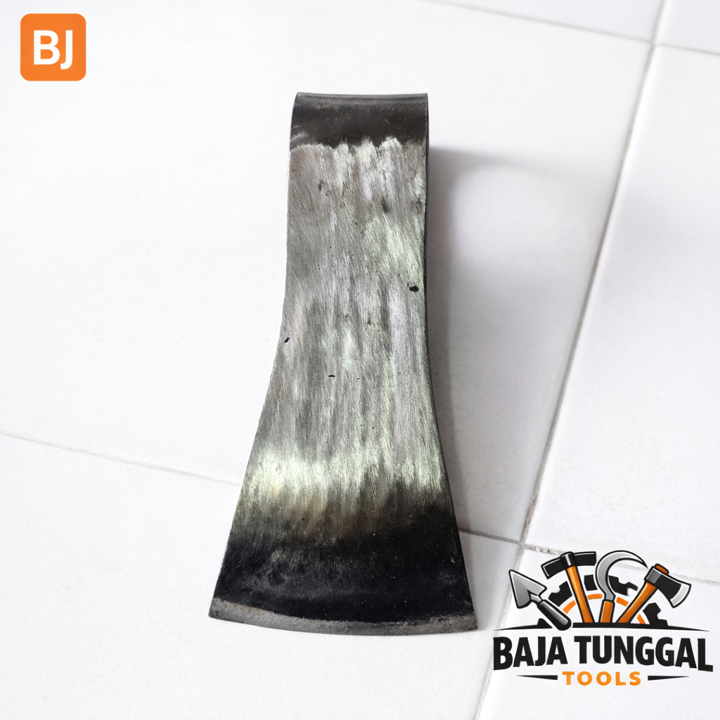 Kapak Bilah Pemotong Kayu (Tanpa Gagang) Sedang Full Baja Sepuhan Untuk Tukang Kayu dan Kebun