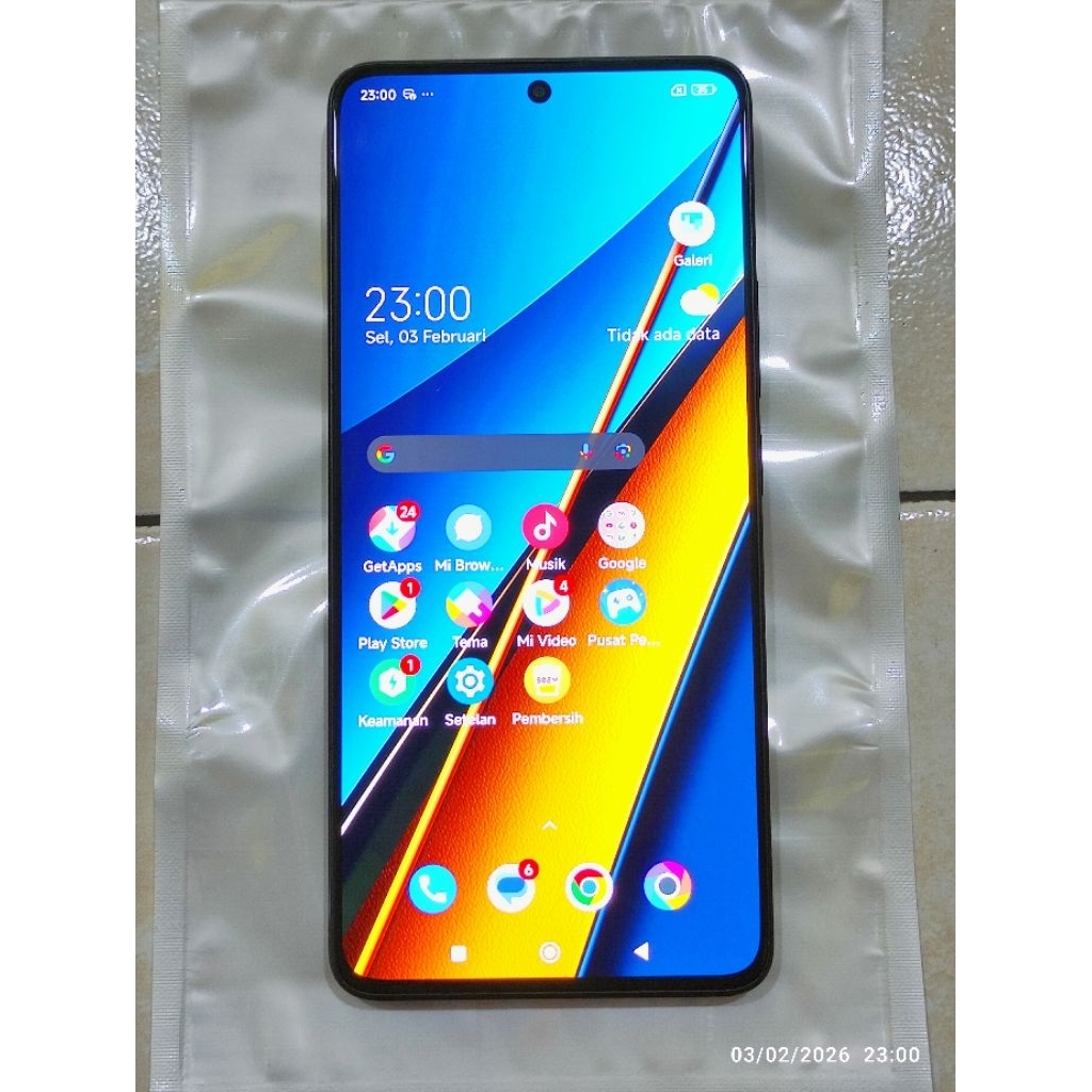 LCD+FRAME POCO X6 5G ORIGINAL COPOTAN