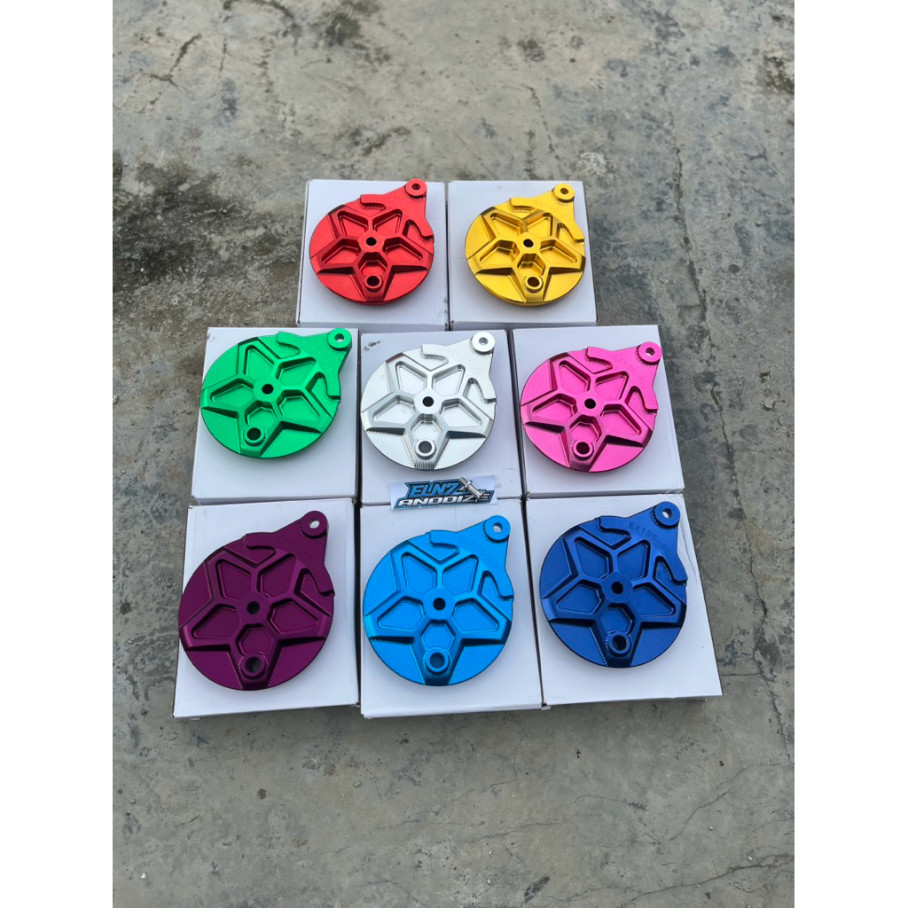 Tutup tromol full cnc pnp kampas rem Yamaha FIZR Vega JUPZ MX OLD RX KING pnp velg vnd rcb enkai dyn