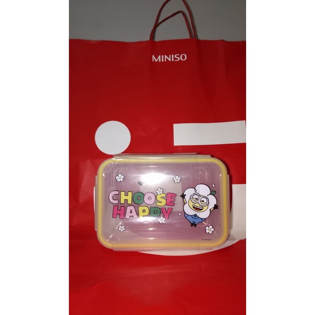 Miniso x minions kotak makan