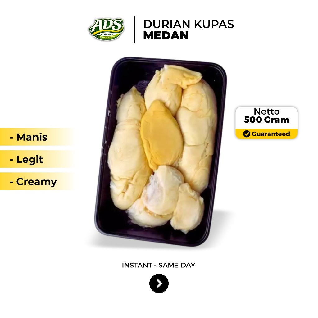 DURIAN KUPAS MEDAN ASLI 100% ORIGINAL PREMIUM / DURIAN KUPAS MEDAN / DURPAS MEDAN PREMIUM