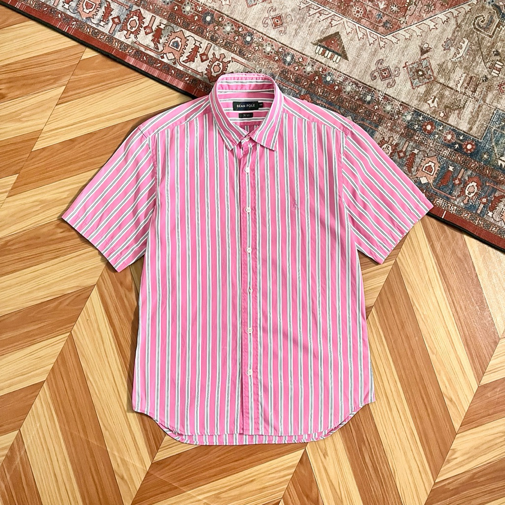 Kemeja Pendek Beanpole Stripe Pink
