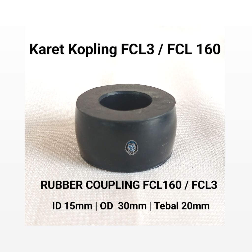 Karet FCL F3 / FCL160 #3  | Karet Kopling FCL160 / FCL3 | Rubber Coupling FCL3/FCL160 | FCL3 #3 NBK/