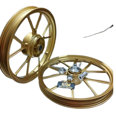 bosing pelek RCB set PNP Yamaha RX king 1set depan +belakang /manisan pelek RCB