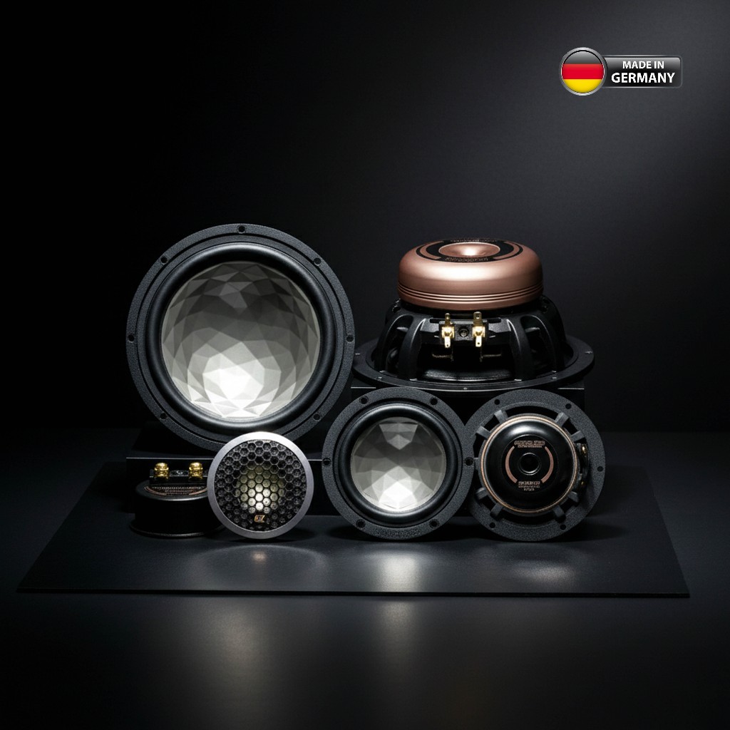 Ground Zero REFERENCE Series 3-Way Active System : The Absolute Pinnacle of Sound - Handmade in Germ