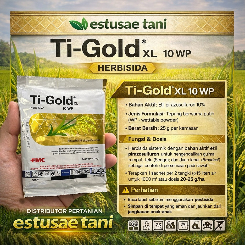 Herbisida TI-GOLD XL 10WP - 25 Gram