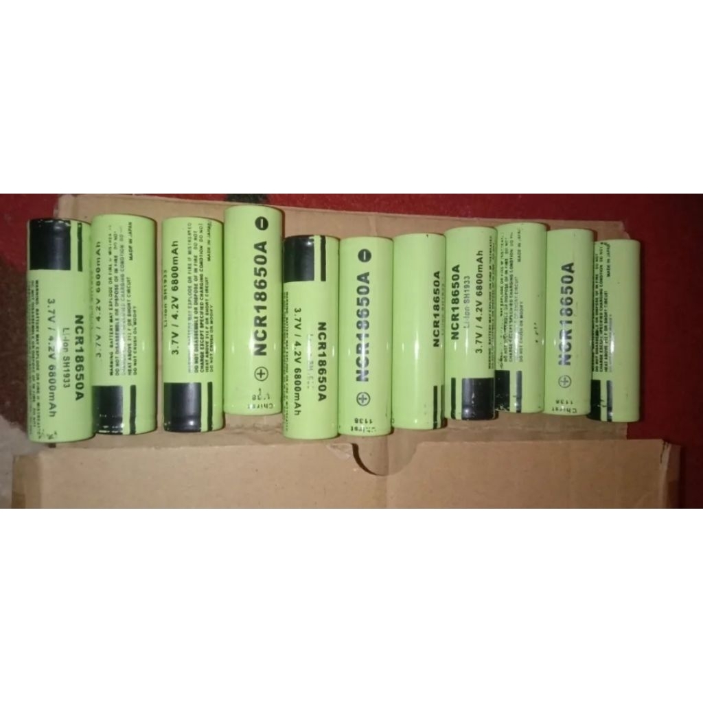 baterai ex laptop 18650 / copotan laptop 18650 tes kapasitas
