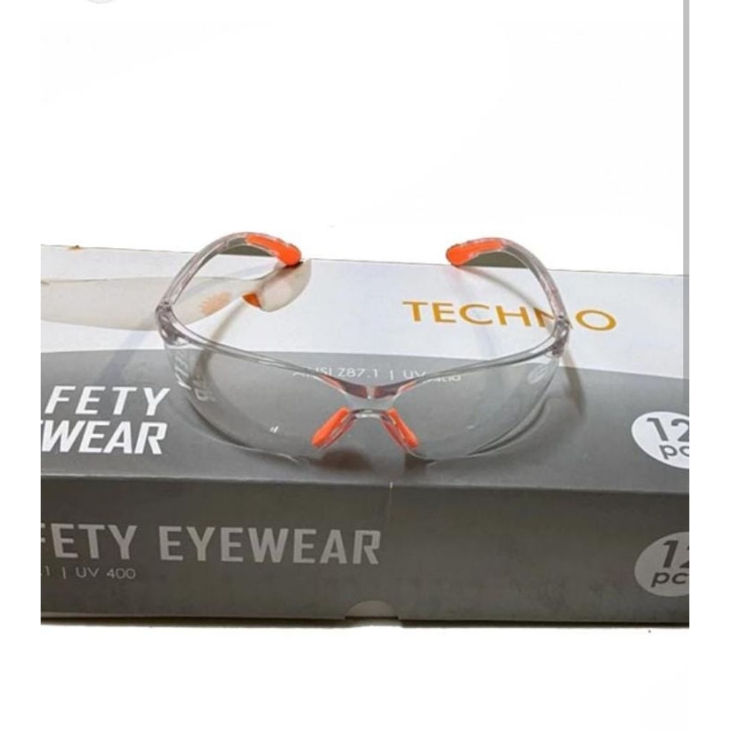 Kacamata Safety Bening Anti Gores APD