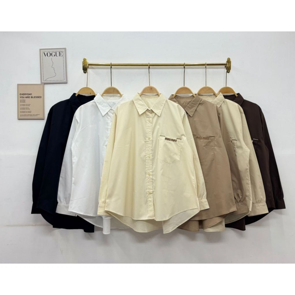 kemeja miu miu aestetich