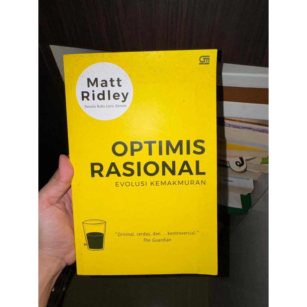 BUKU(preloved ori)“Optimis Rasional (The Rational Optimist)” – Matt Ridley