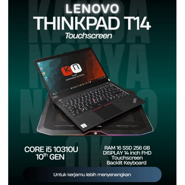 Laptop Lenovo Thinkpad T14 i5 Gen 10 16GB 1TB Touchscreen