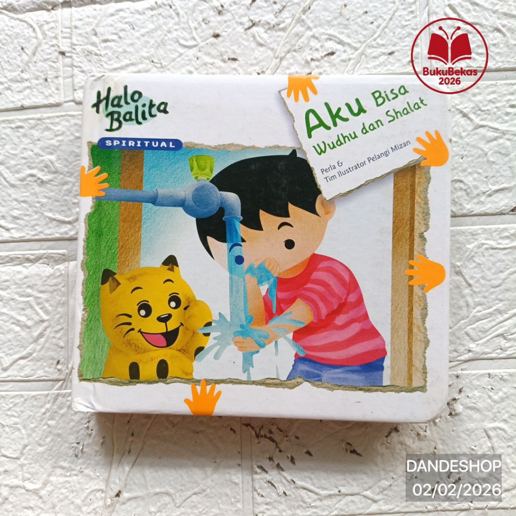 Halo Balita Spiritual #23 Aku Bisa Wudhu dan Shalat - Buku Anak Bekas Preloved (boardbook)