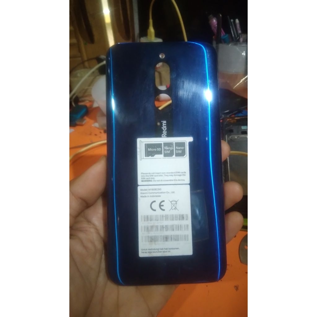 backdoor redmi 8 ori copotan bagus mulus