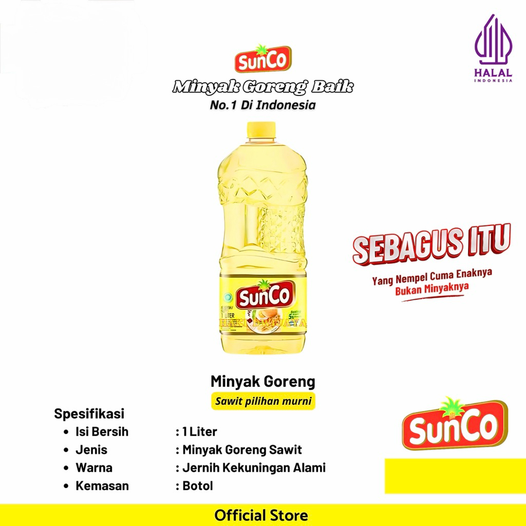 Minyak Goreng Sunco Botol 1lt