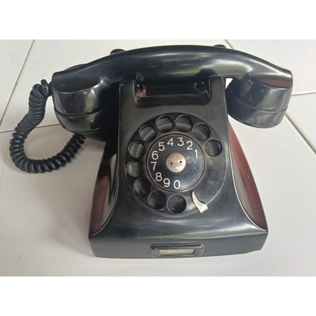 telepon telephon telpon putar Ericsson hitam jadul antik original sweden