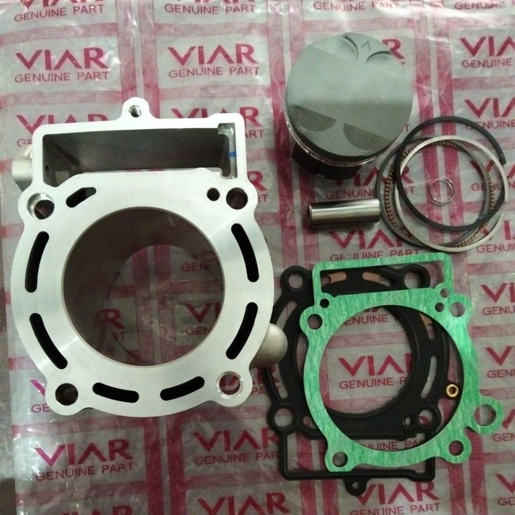 Cylinder Blok Set Komplit Viar Trail Cross X 250cc Piston 77mm ORIGINAL VIAR