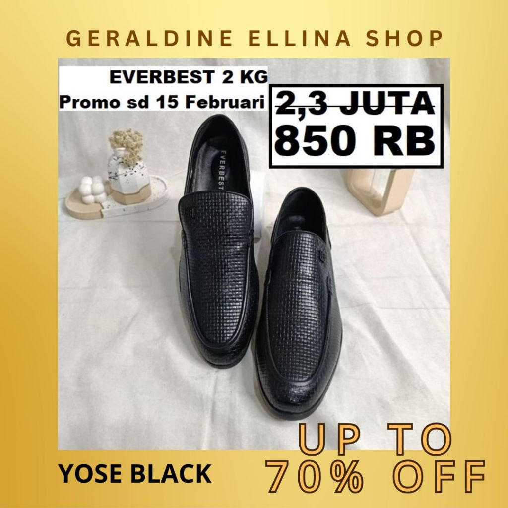 Sepatu EVERBEST pria sale original 100% seri YOSE