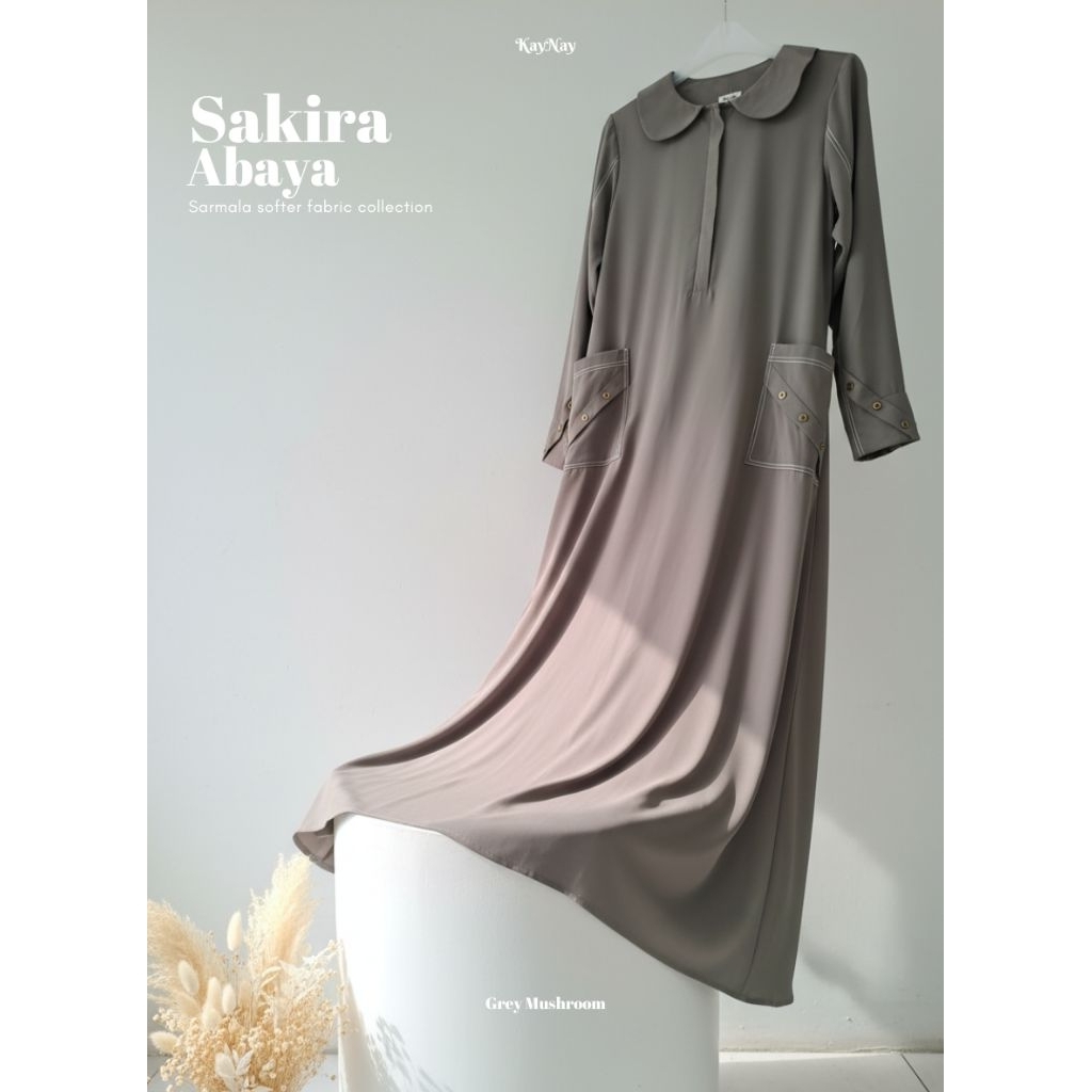 Sakira Abaya abaya simple gamis simple gamis kekinian