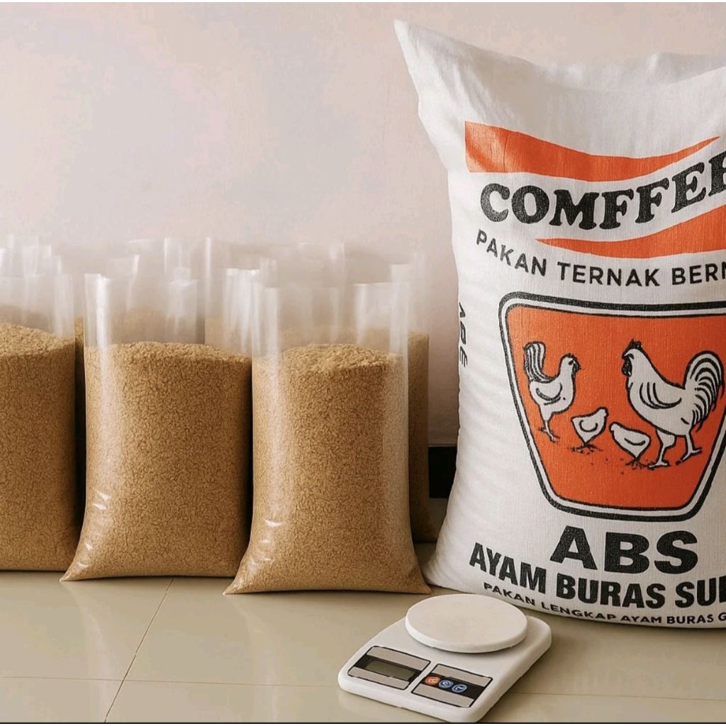 Pur ayam buras pakan ayam kampung unggas sekilo