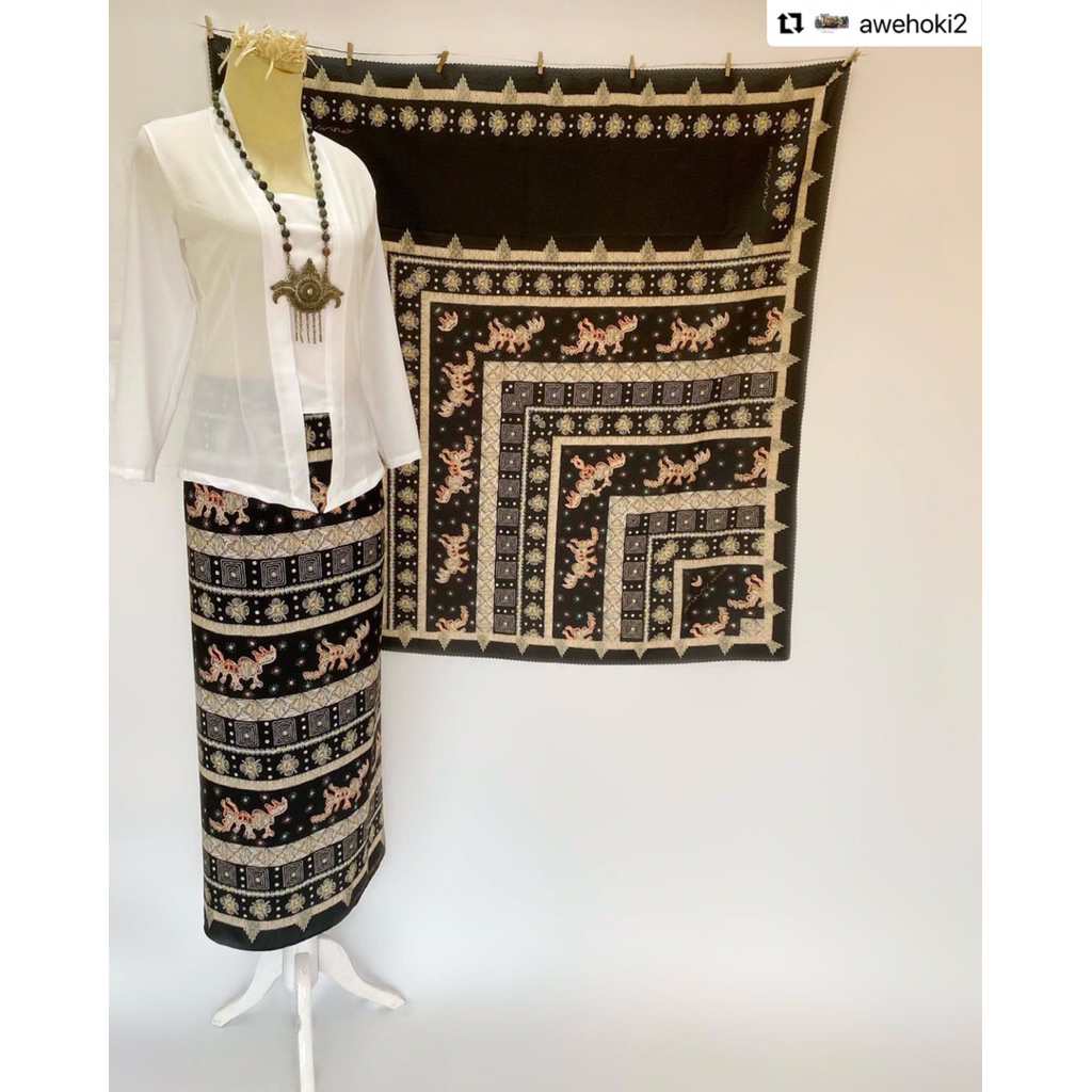 KAIN LILIT DIGITAL PRINTING MOTIF TAPIS LAMPUNG