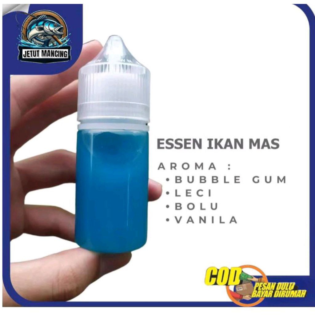 Essen plosan ikan mas bubble gum leci bolu vanila untuk galapung galatama lomba harian isi 30ml A-4