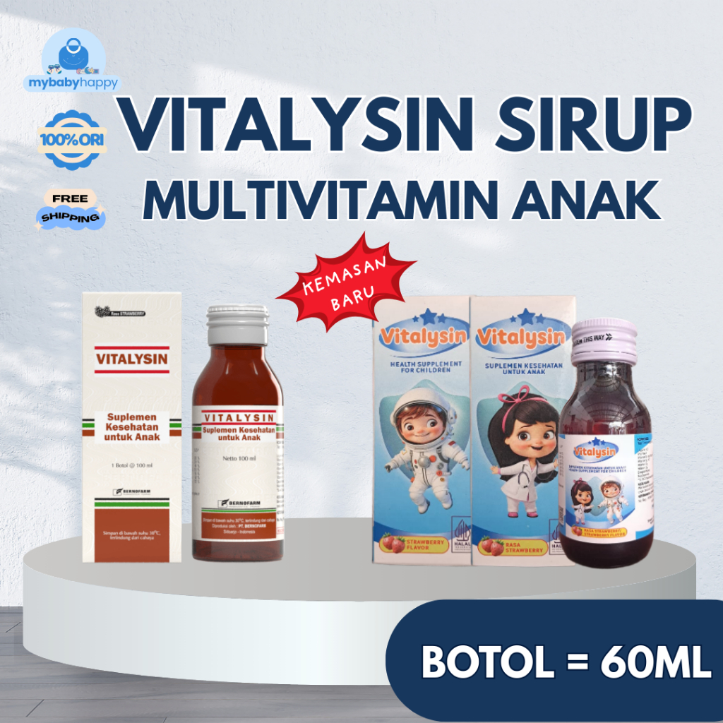 Vitalysin Sirup 60ml VITAMIN ANAK SUPLEMEN