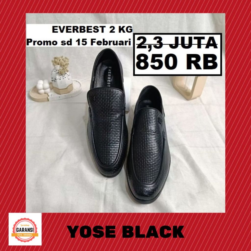 Sepatu EVERBEST pria seri YOSE SALE 100% ORIGINAL