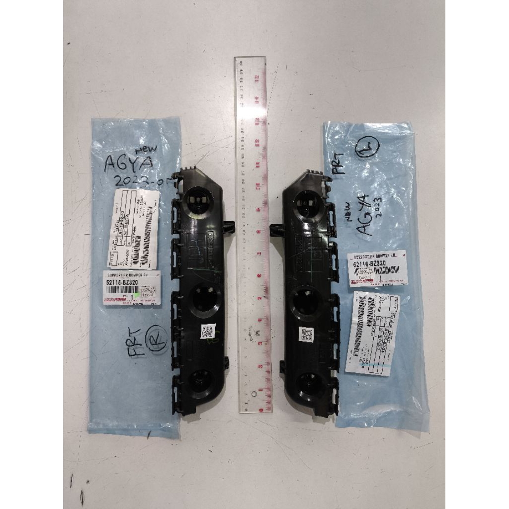 Bracket breket support bumper bemper depan kanan kiri Toyota All New Agya Daihatsu All New Ayla tahu