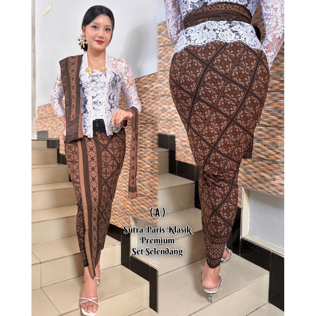 Kamen sutra paris klasik set selendang