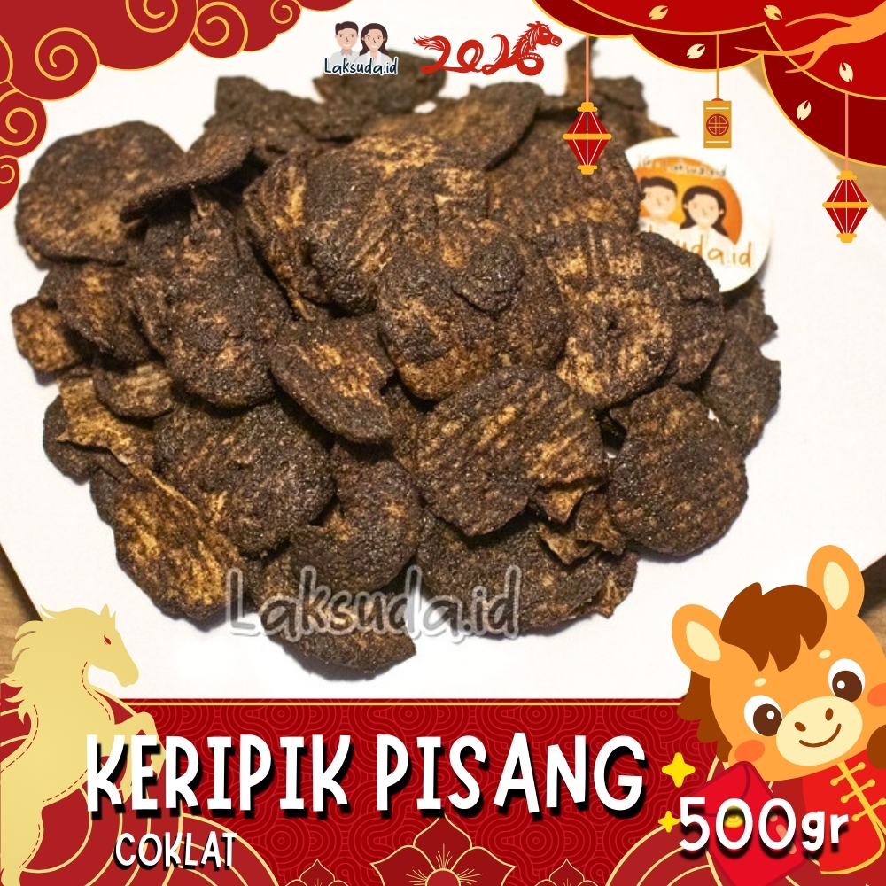 Keripik PISANG COKLAT halal 500gr