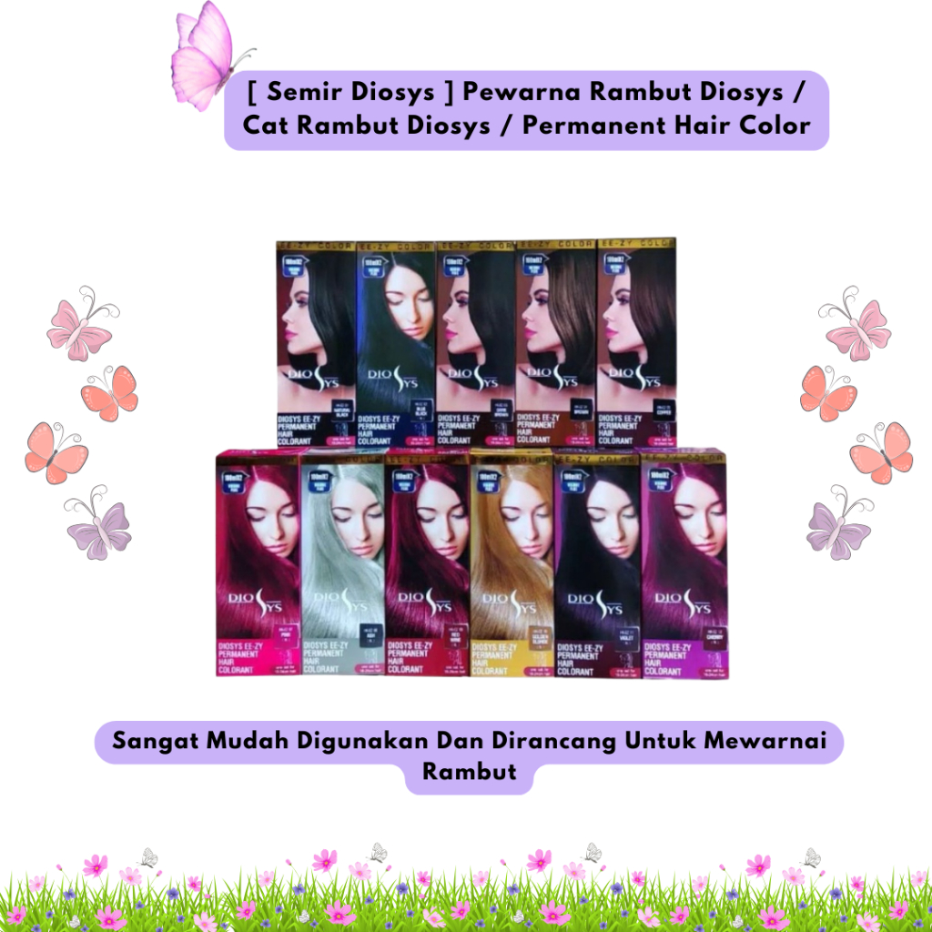 Nolana [ Semir Diosys ] Pewarna Rambut Diosys / Cat Rambut Diosys / Permanent Hair Color