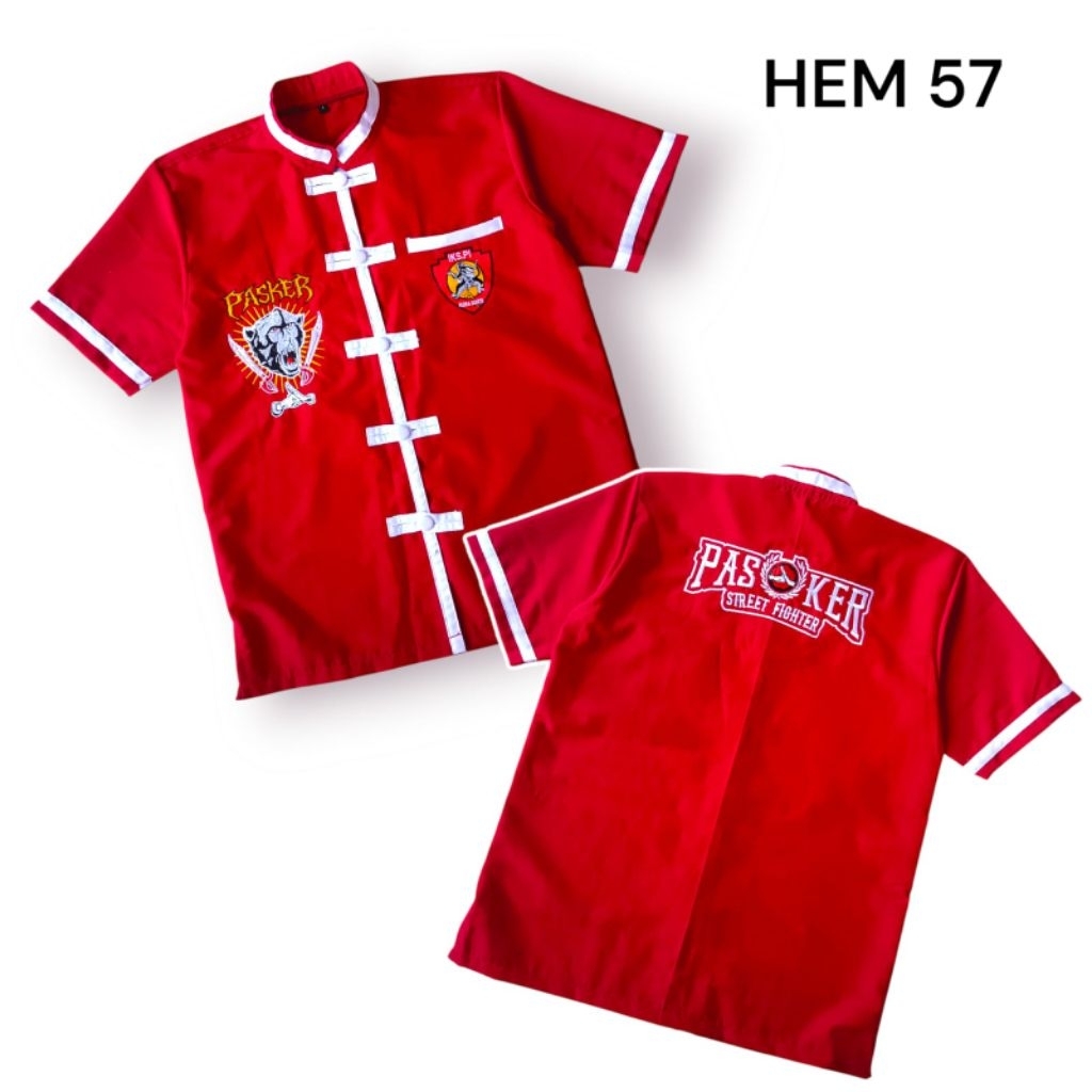 Kemeja ikspi merah 57 kemeja ikspi kera sakti variasi Hem ikspi