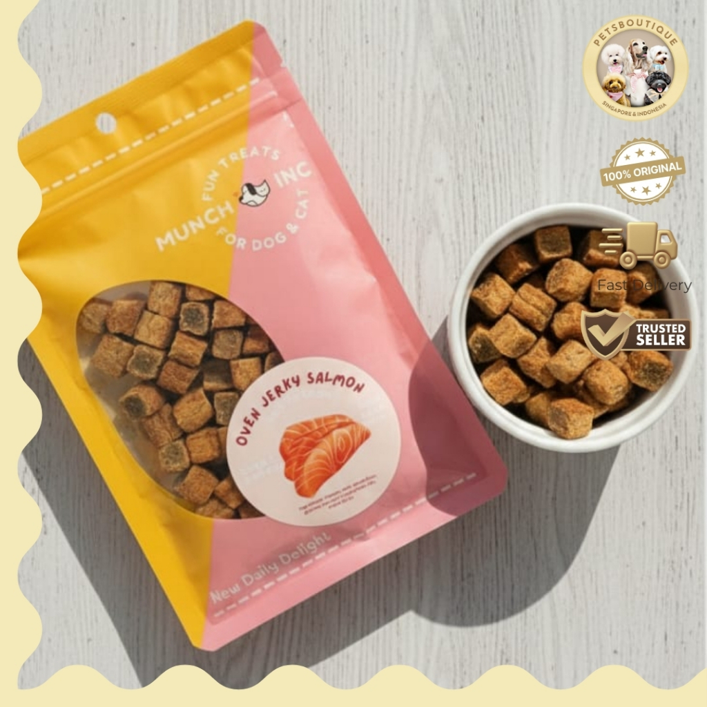 Munch Inc Dog Cat Snack Ovenbaked cemilan treats anjing kucing sehat import