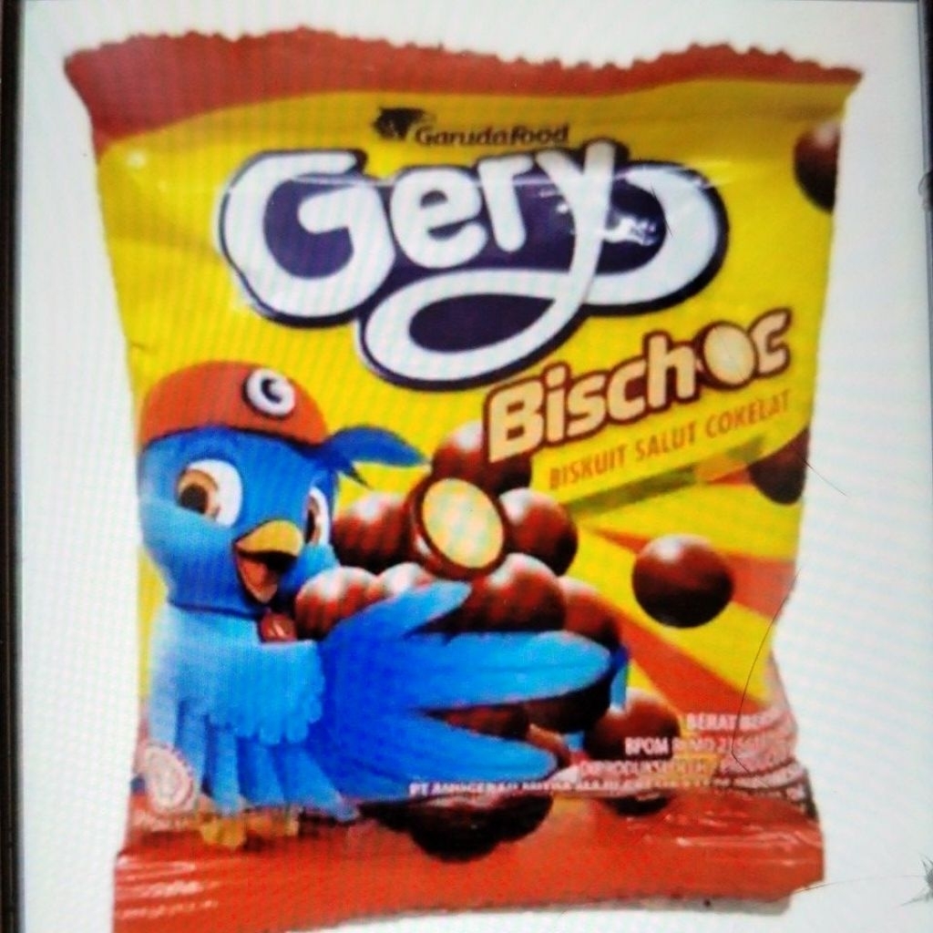 Gery bischoc , biskuit salut coklat